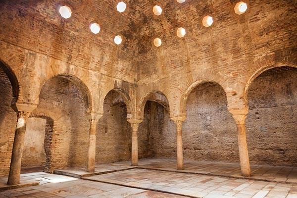11th Century Arab Baths of Granada.
